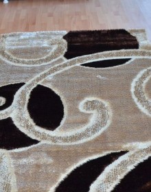 Високоворсный килим Liza KIng 1021 beige-d.brown - высокое качество по лучшей цене в Украине.